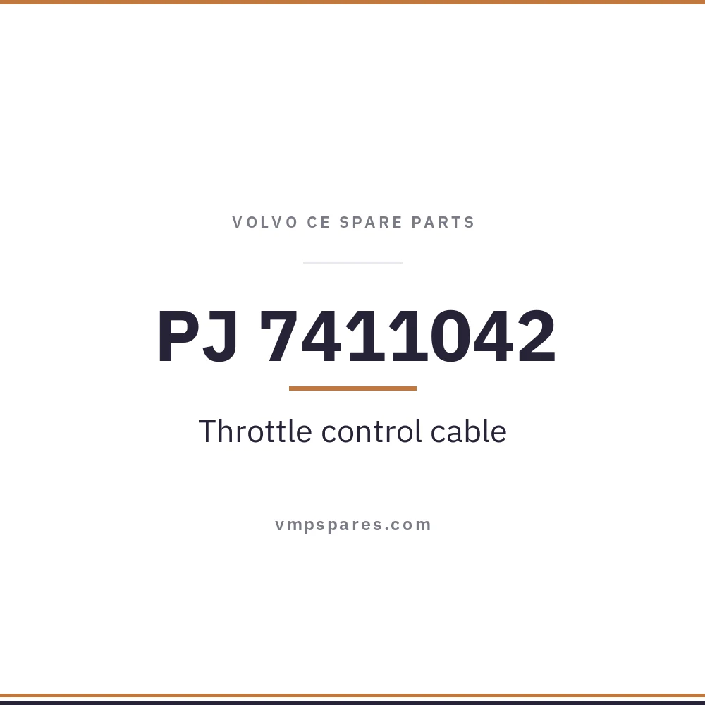 PJ 7411042 – Throttle control cable