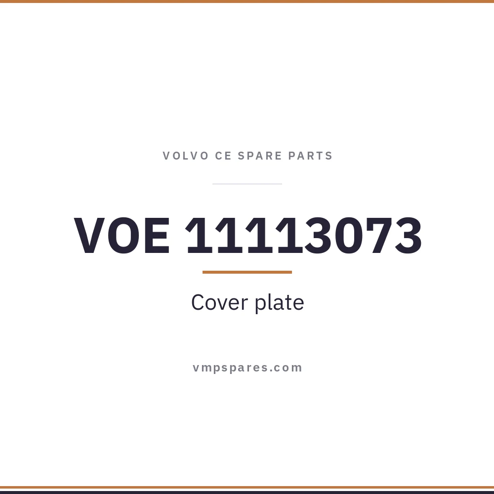 VOE 11113073 – Cover plate