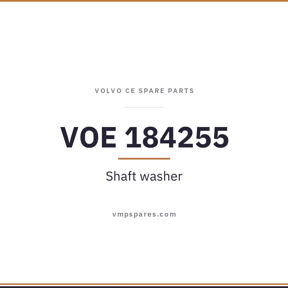 VOE 184255 – Shaft washer