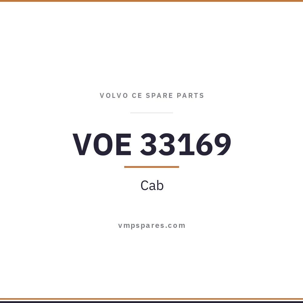 VOE 33169 – Cab
