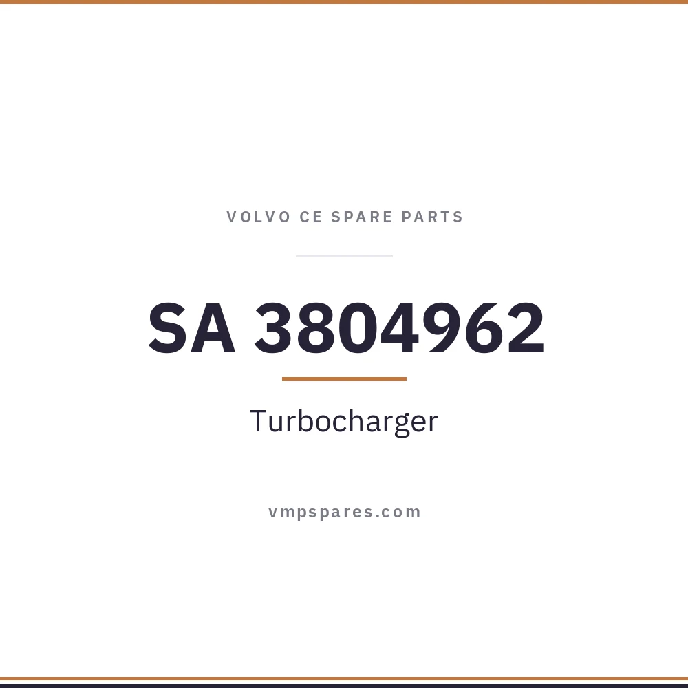 SA 3804962 – Turbocharger