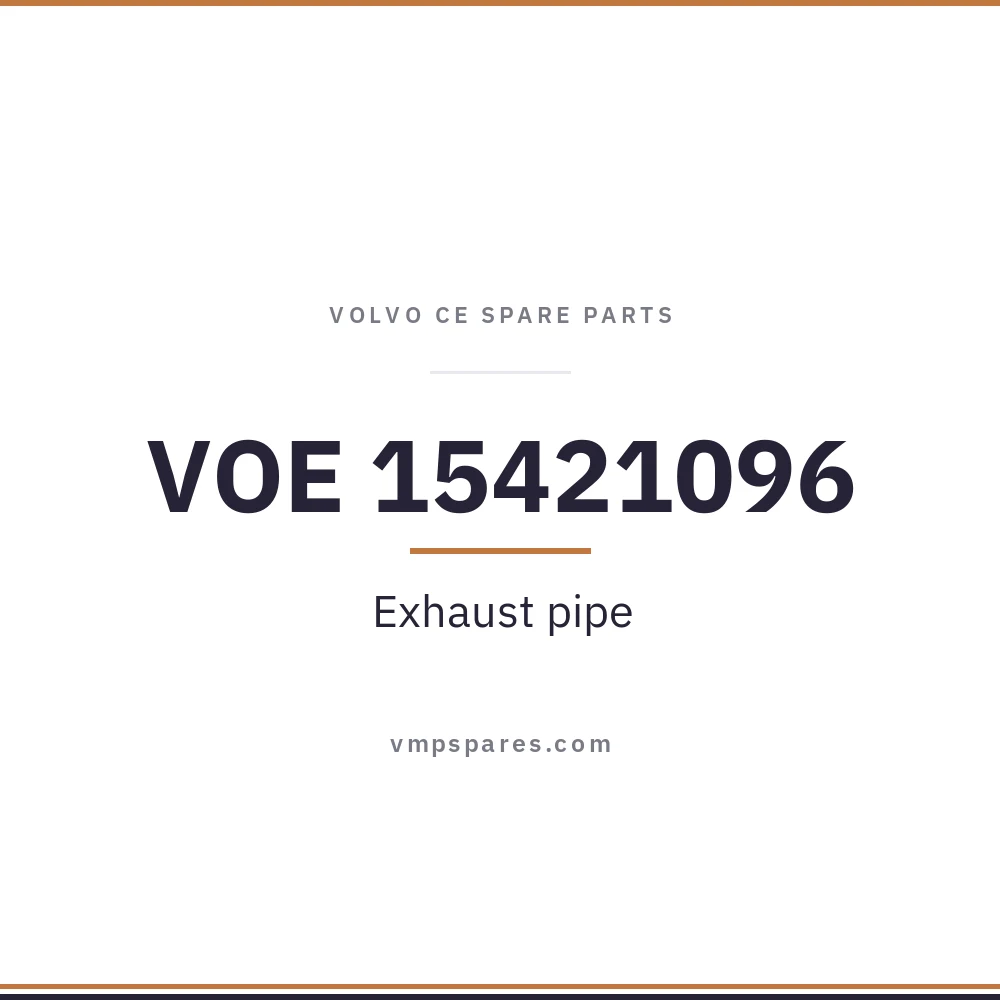 VOE 15421096 – Exhaust pipe