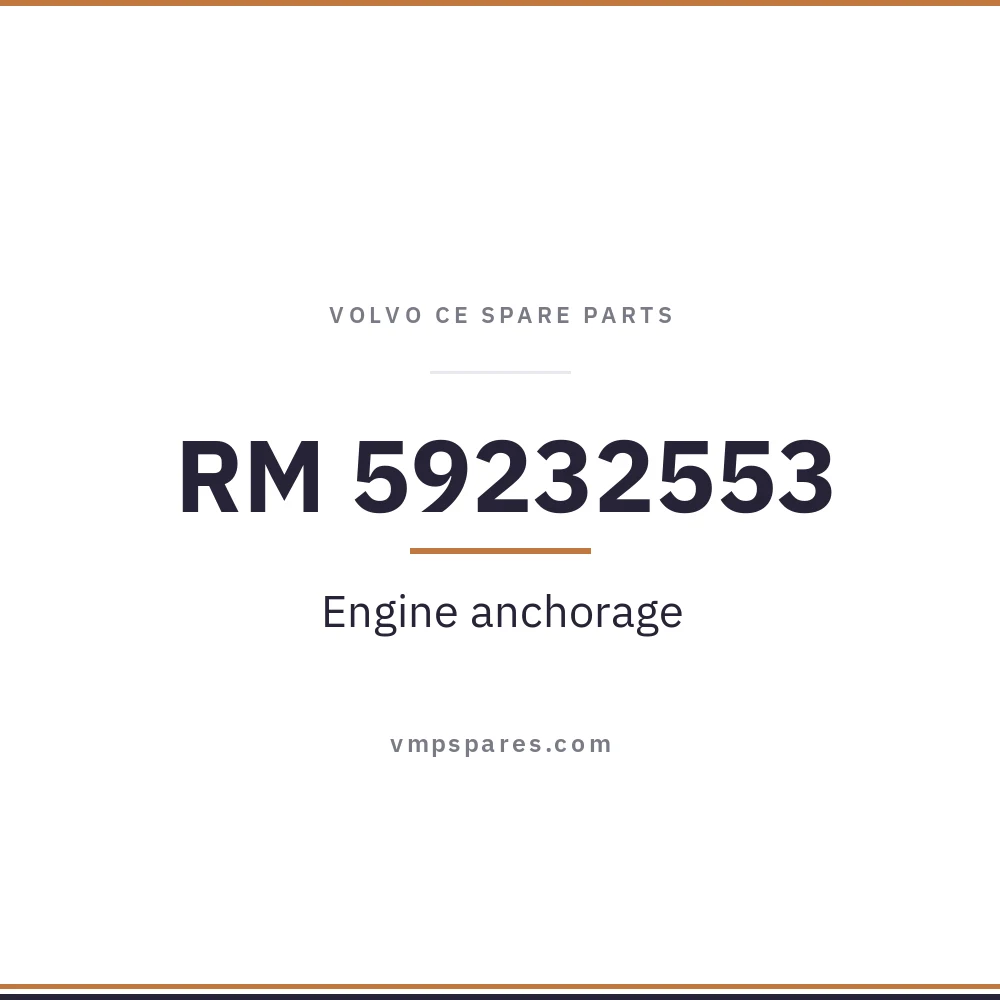RM 59232553 – Engine anchorage