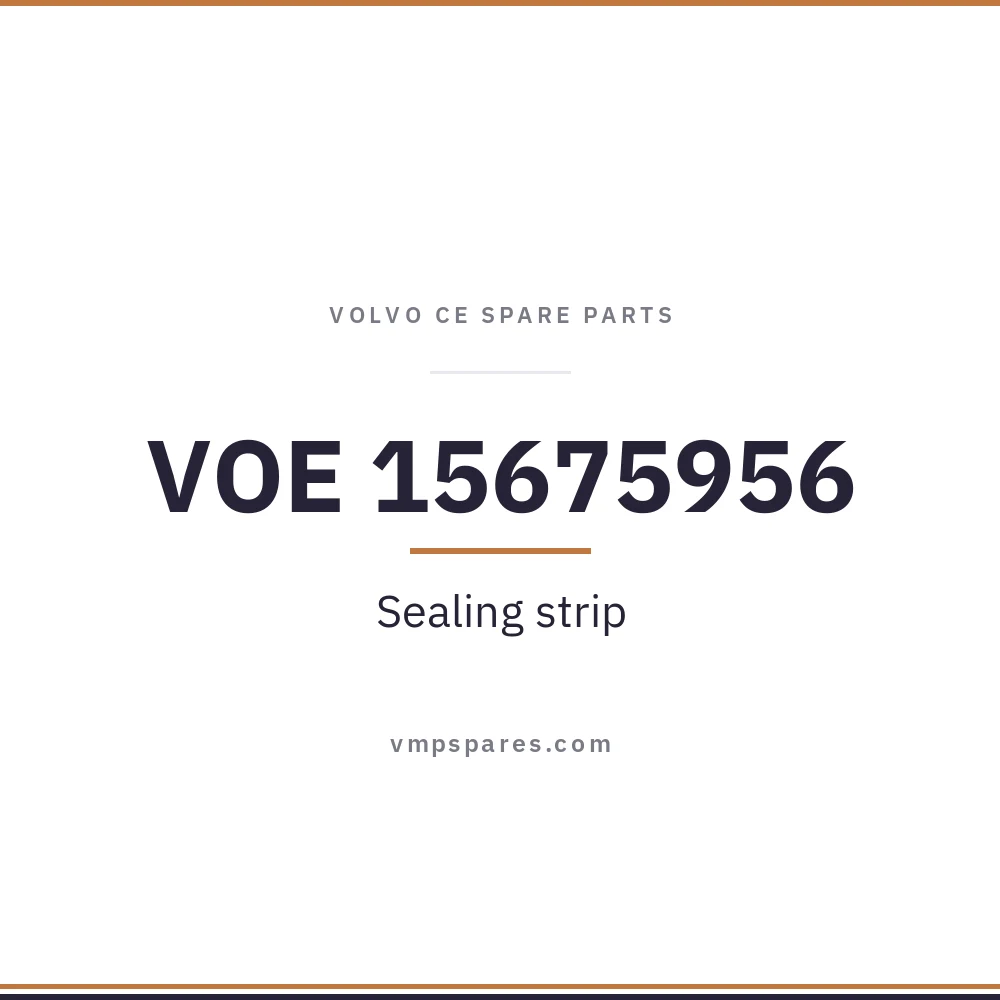 VOE 15675956 – Sealing strip