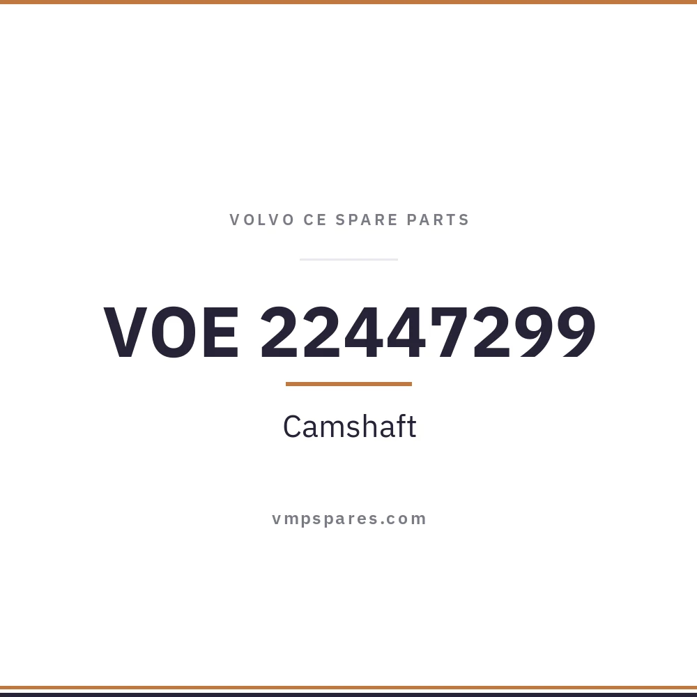 VOE 22447299 – Camshaft