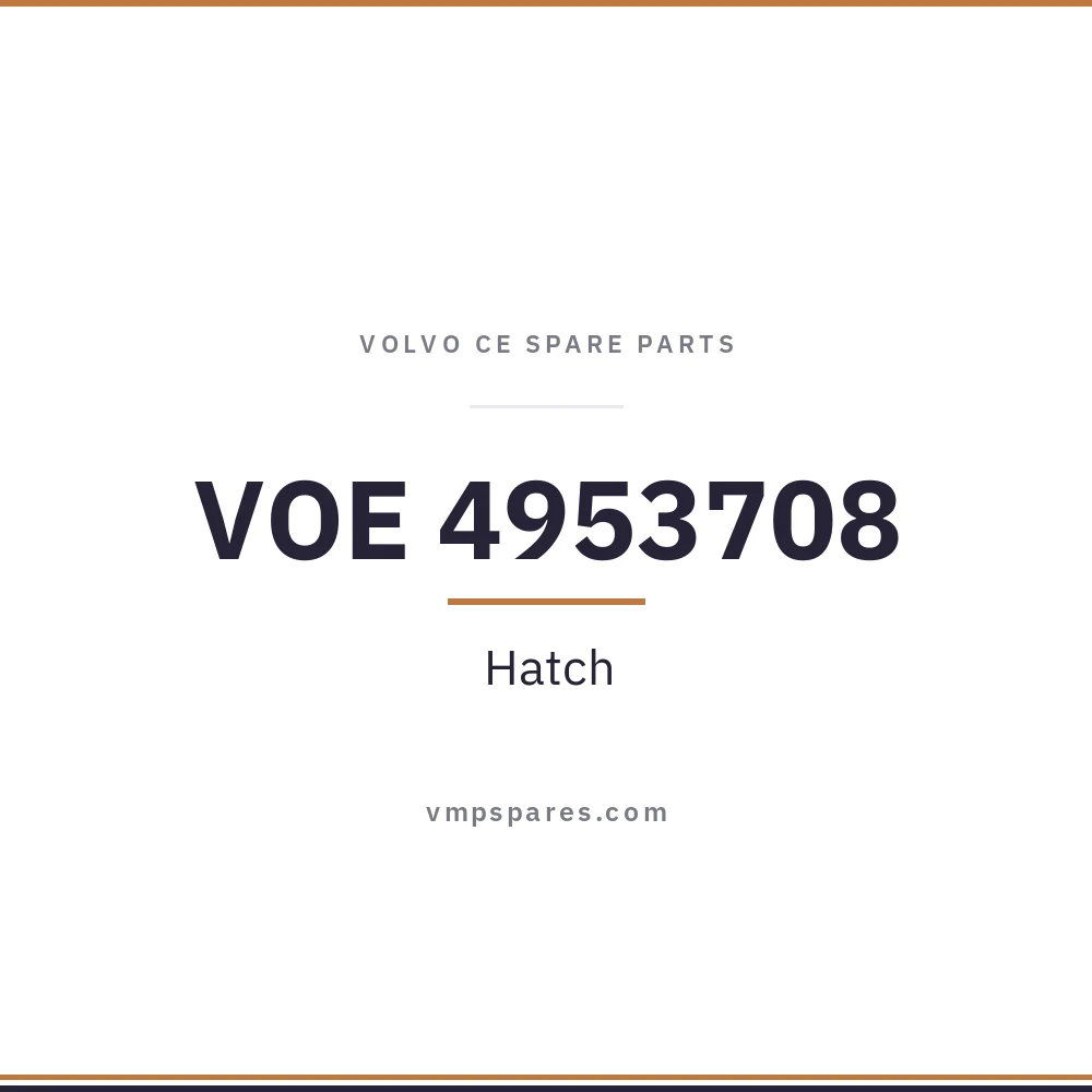 VOE 4953708 – Hatch