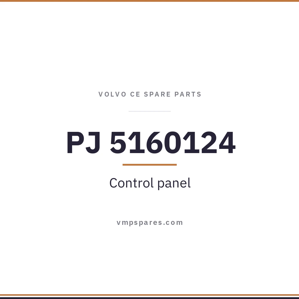 PJ 5160124 – Control panel