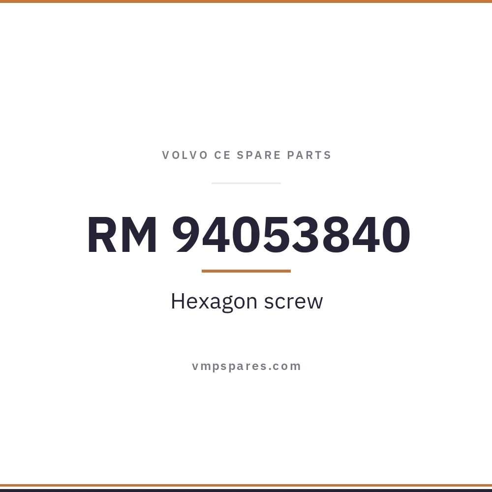 RM 94053840 – Hexagon screw