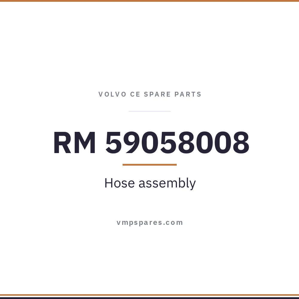 RM 59058008 – Hose assembly
