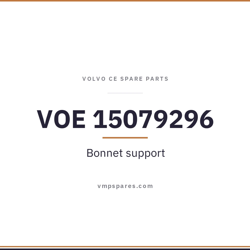 VOE 15079296 – Bonnet support