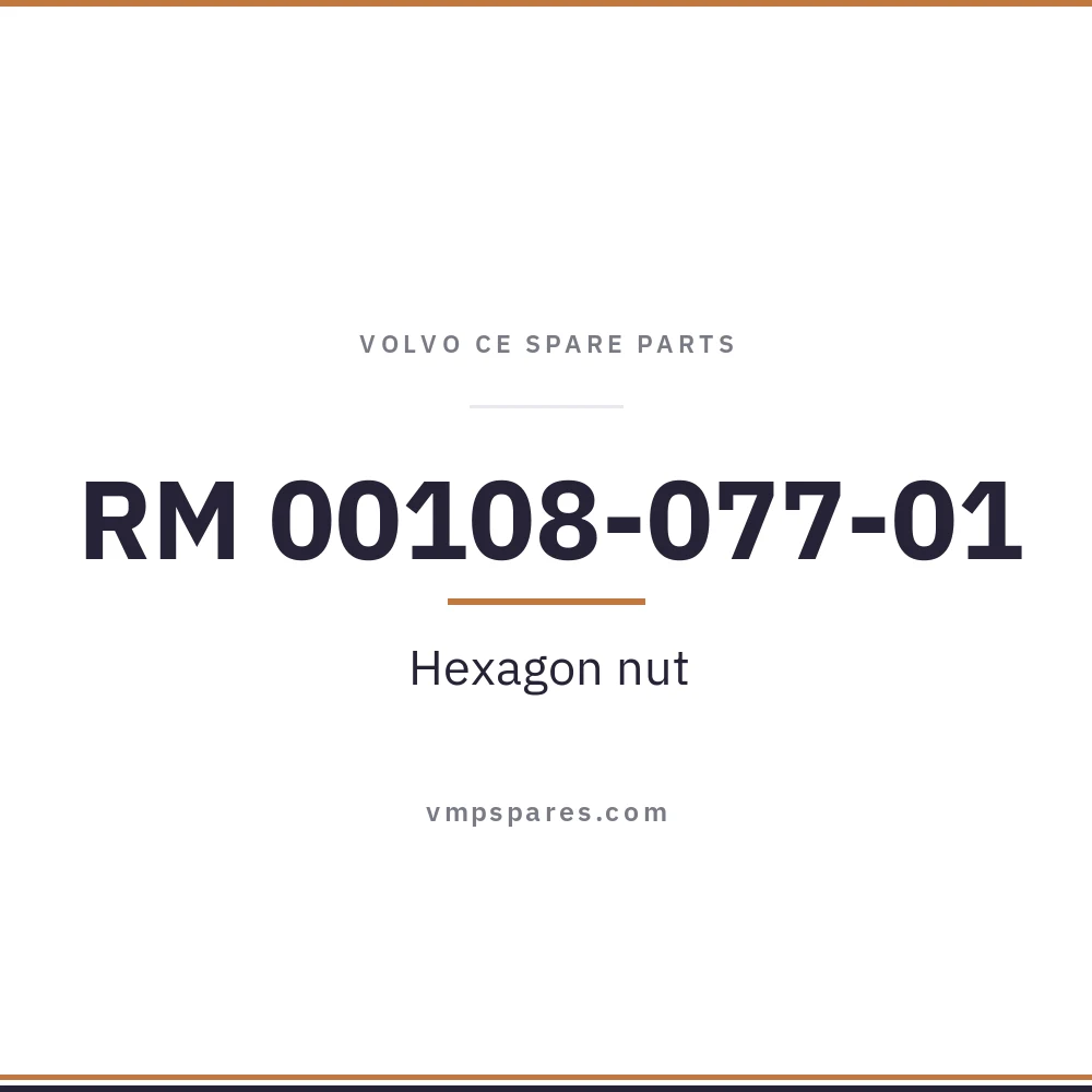 RM 00108-077-01 – Hexagon nut