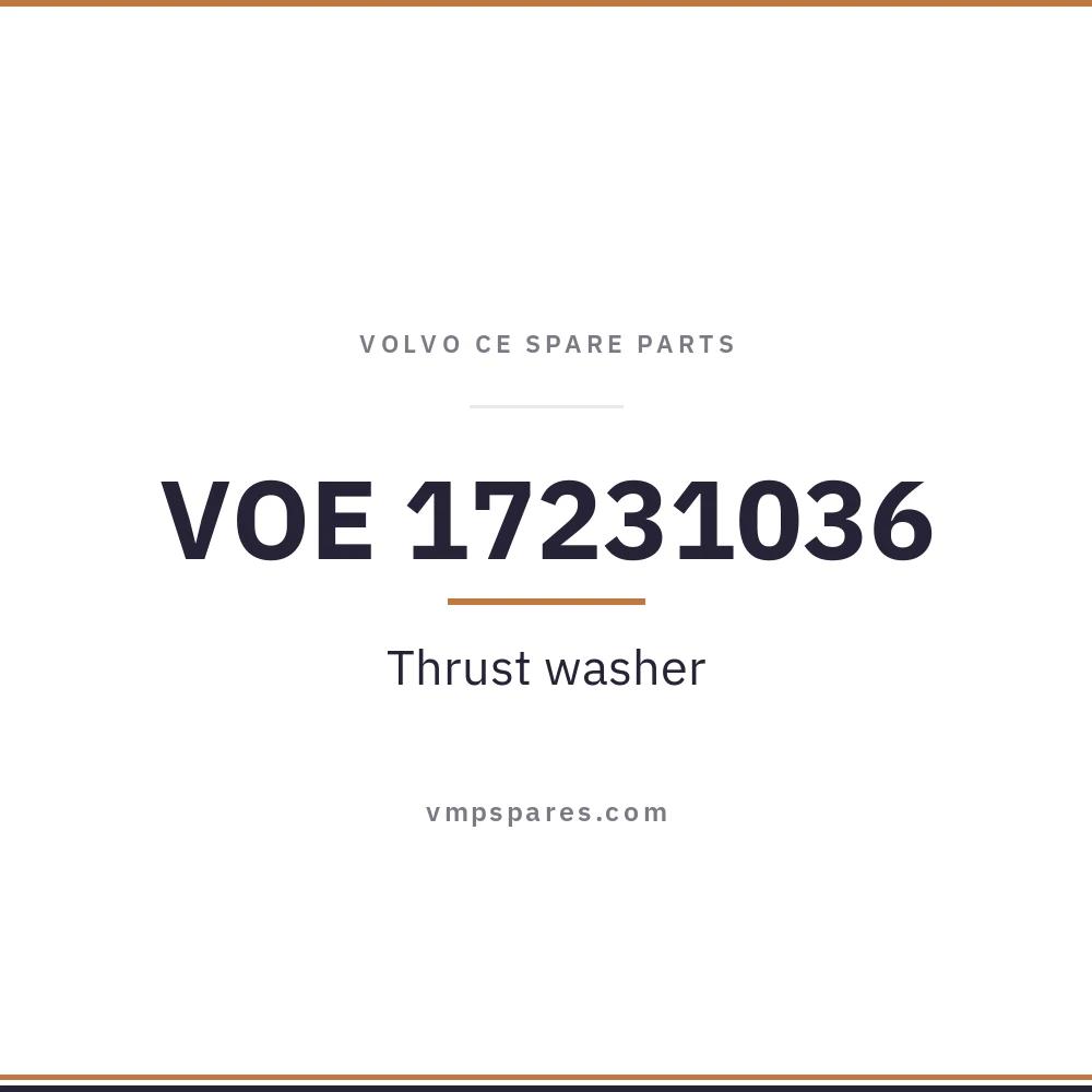 VOE 17231036 – Thrust washer