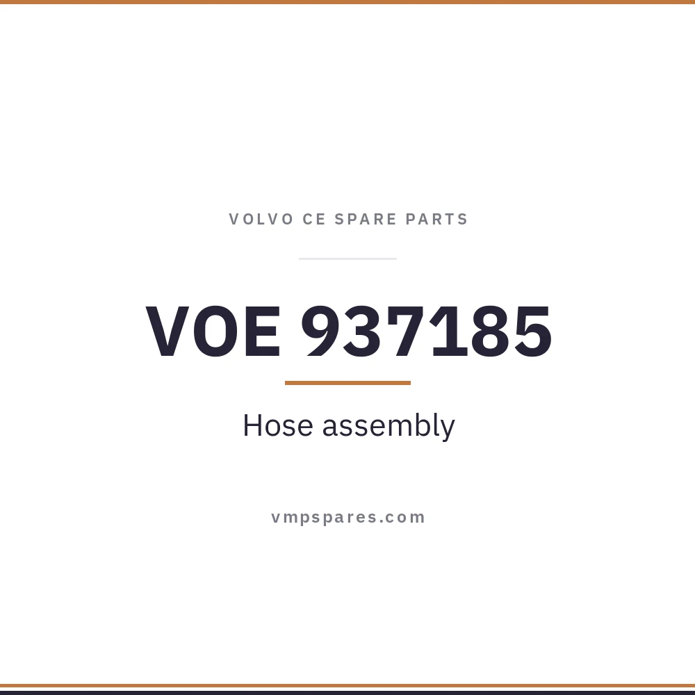 VOE 937185 – Hose assembly