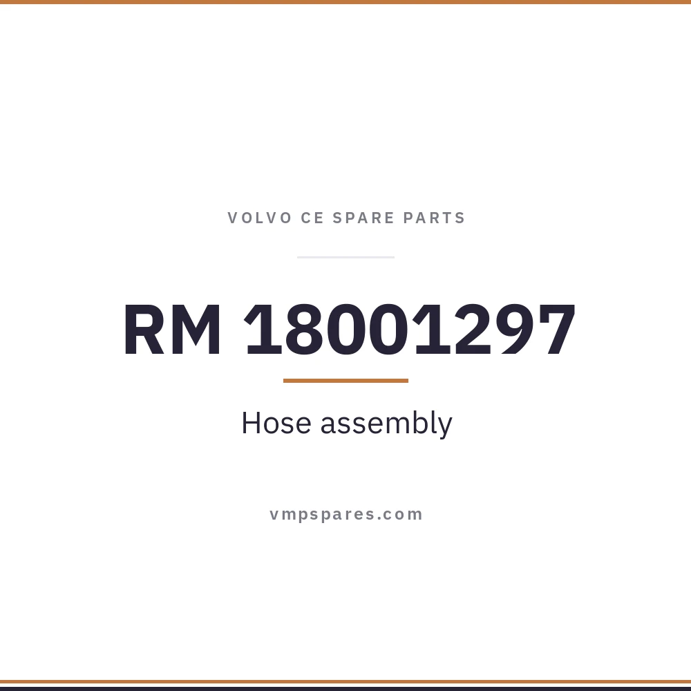 RM 18001297 – Hose assembly