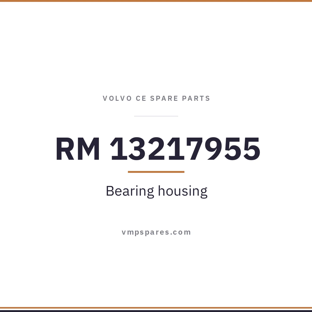 RM 13217955 – Bearing housing