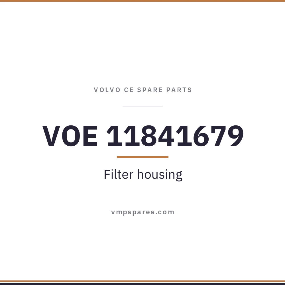VOE 11841679 – Filter housing