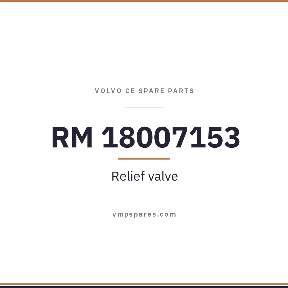 RM 18007153 – Relief valve