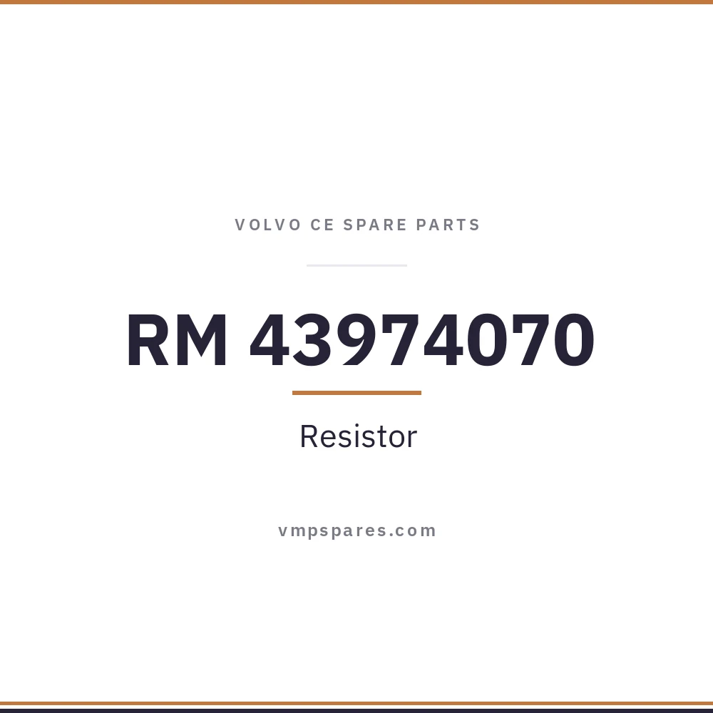 RM 43974070 – Resistor
