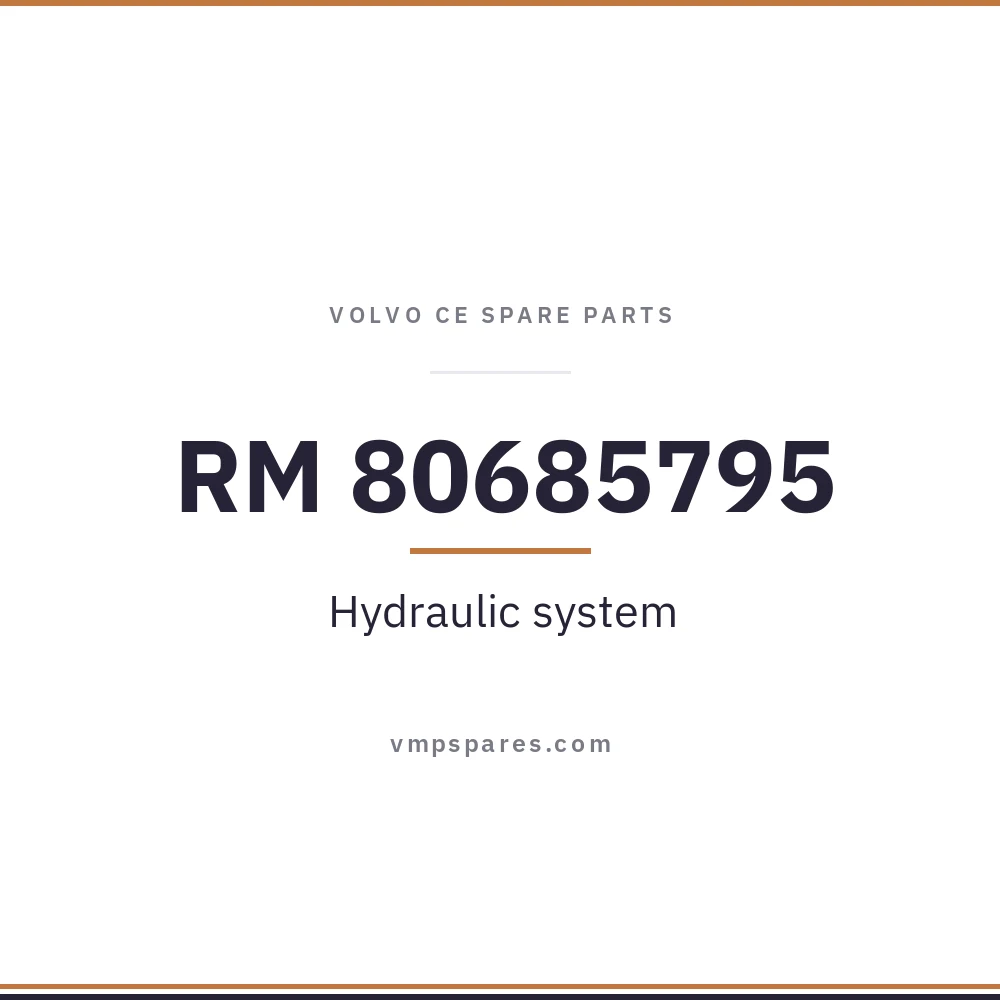 RM 80685795 – Hydraulic system