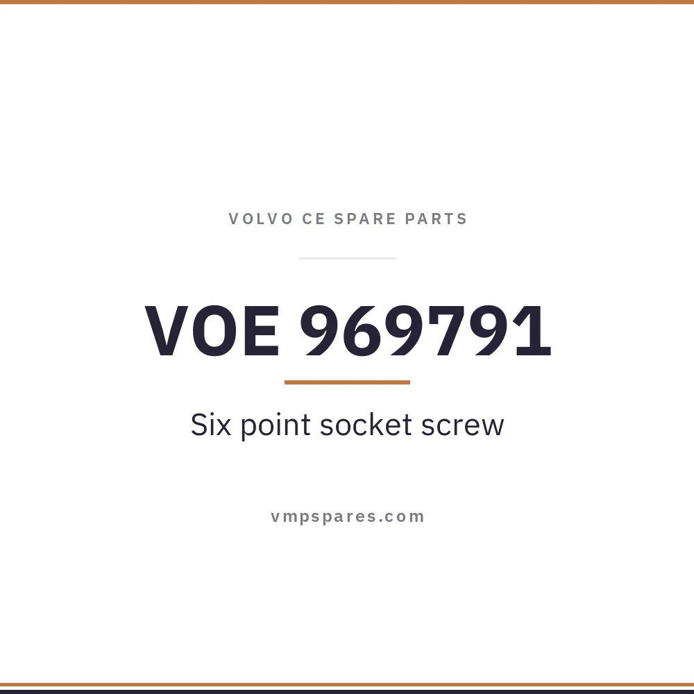 VOE 969791 – Six point socket screw VOE 969791 – Six point socket screw