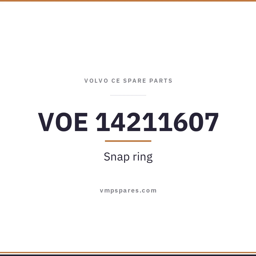 VOE 14211607 – Snap ring