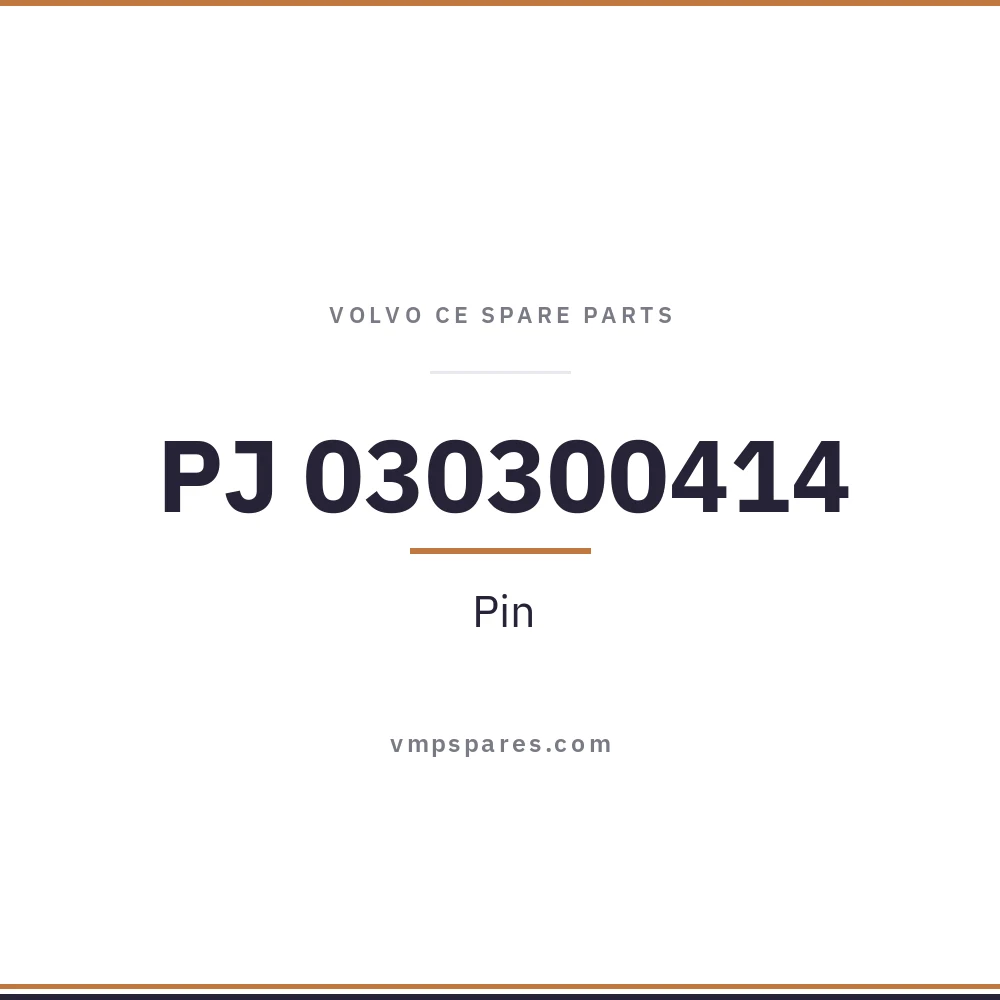 PJ 030300414 – Pin