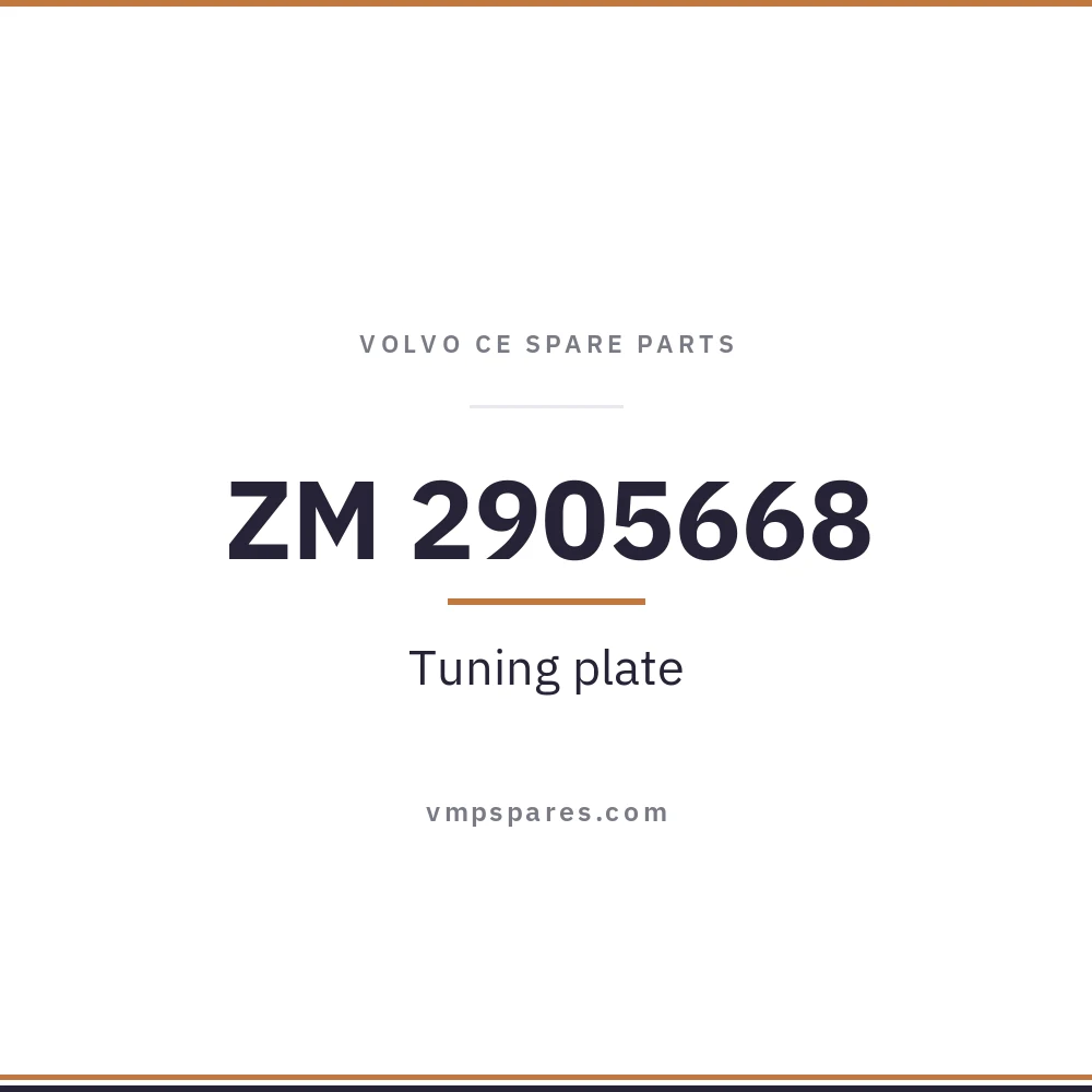 ZM 2905668 – Tuning plate
