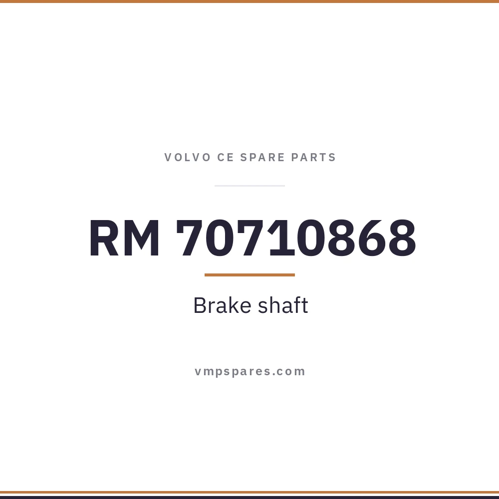 RM 70710868 – Brake shaft
