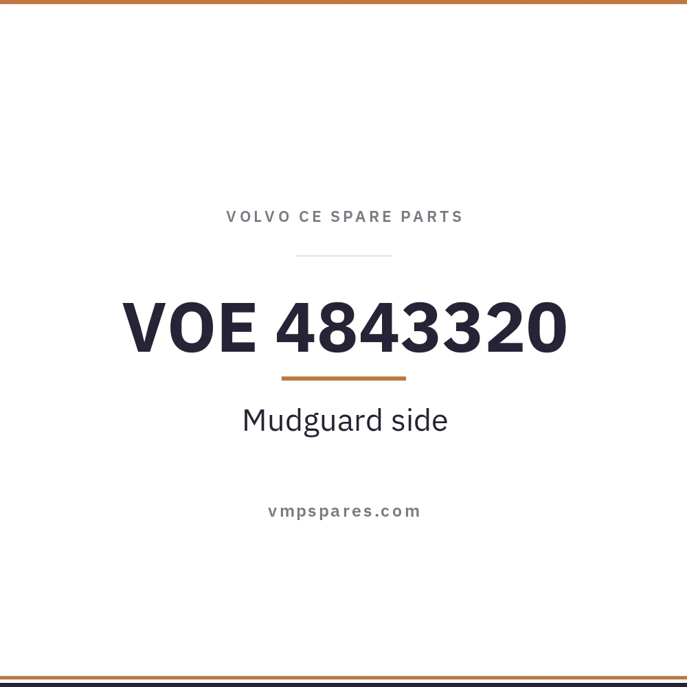 VOE 4843320 – Mudguard side