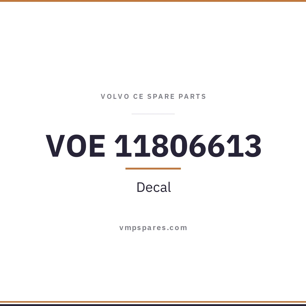 VOE 11806613 – Decal
