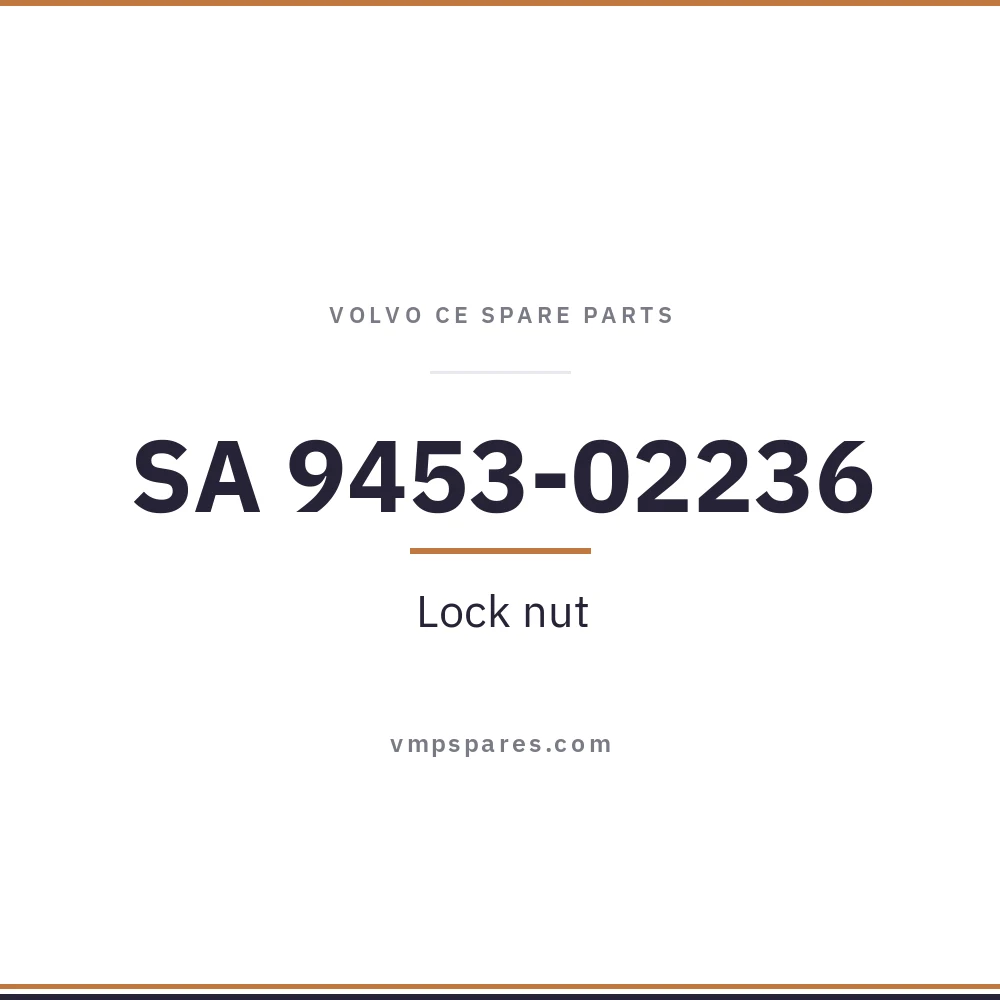 SA 9453-02236 – Lock nut