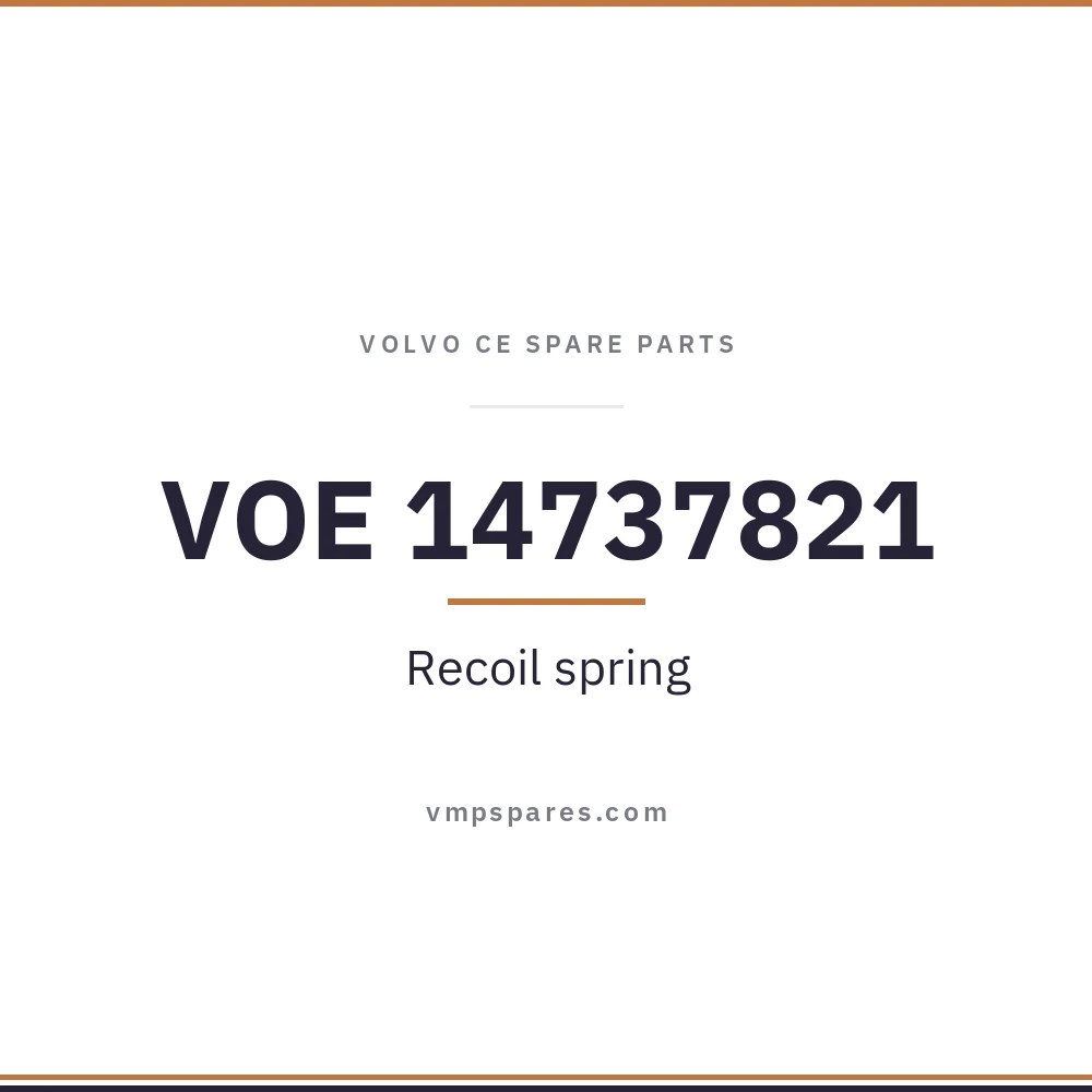 VOE 14737821 – Recoil spring