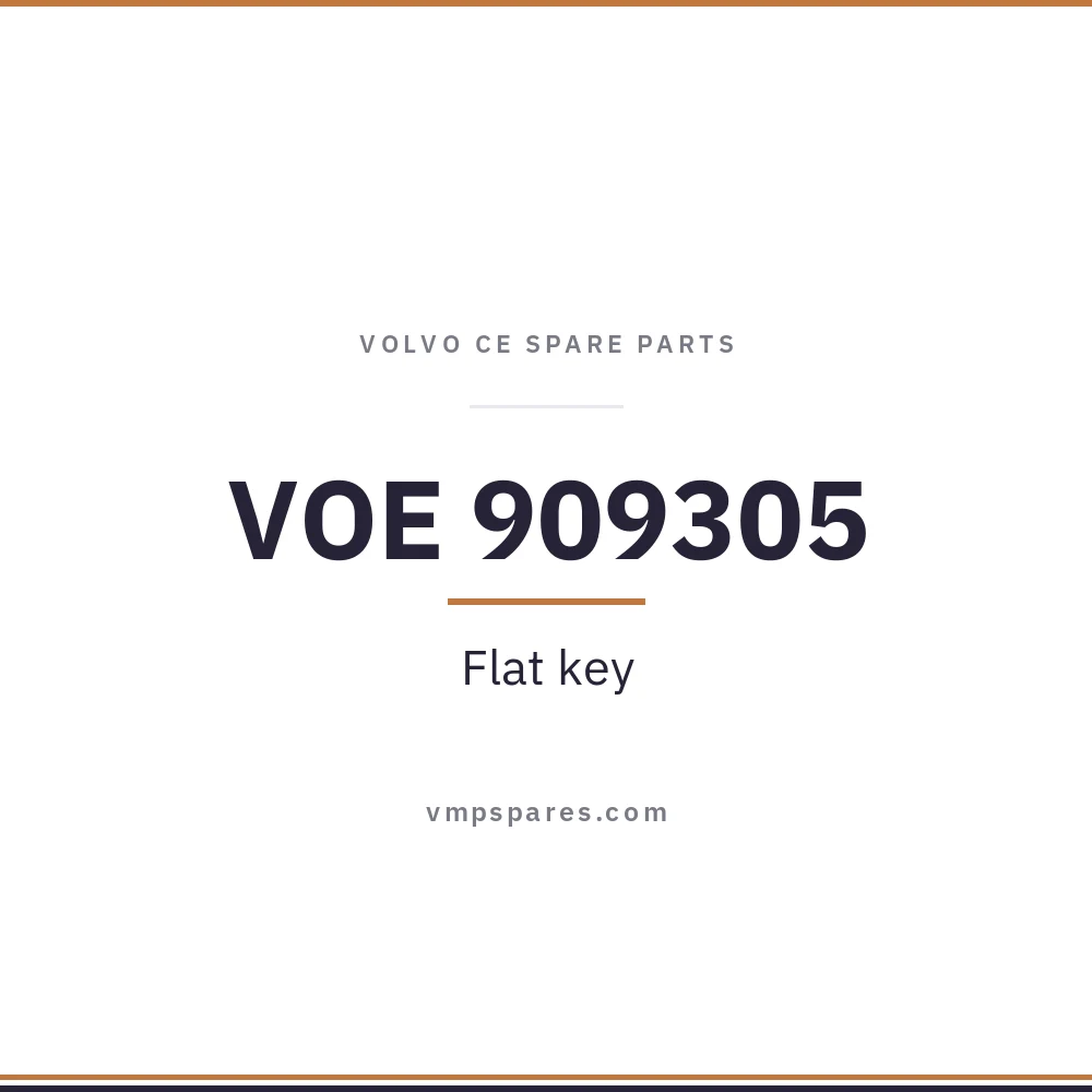 VOE 909305 – Flat key