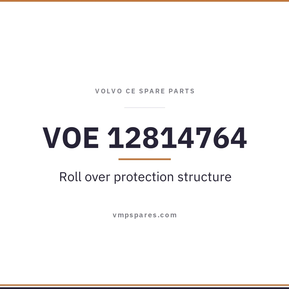 VOE 12814764 – Roll over protection structure