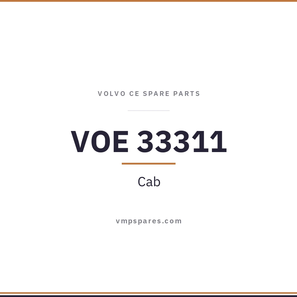 VOE 33311 – Cab