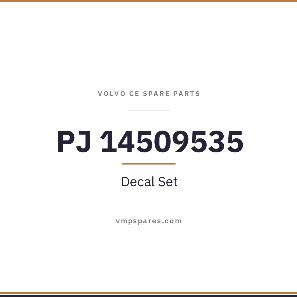 PJ 14509535 – Decal Set