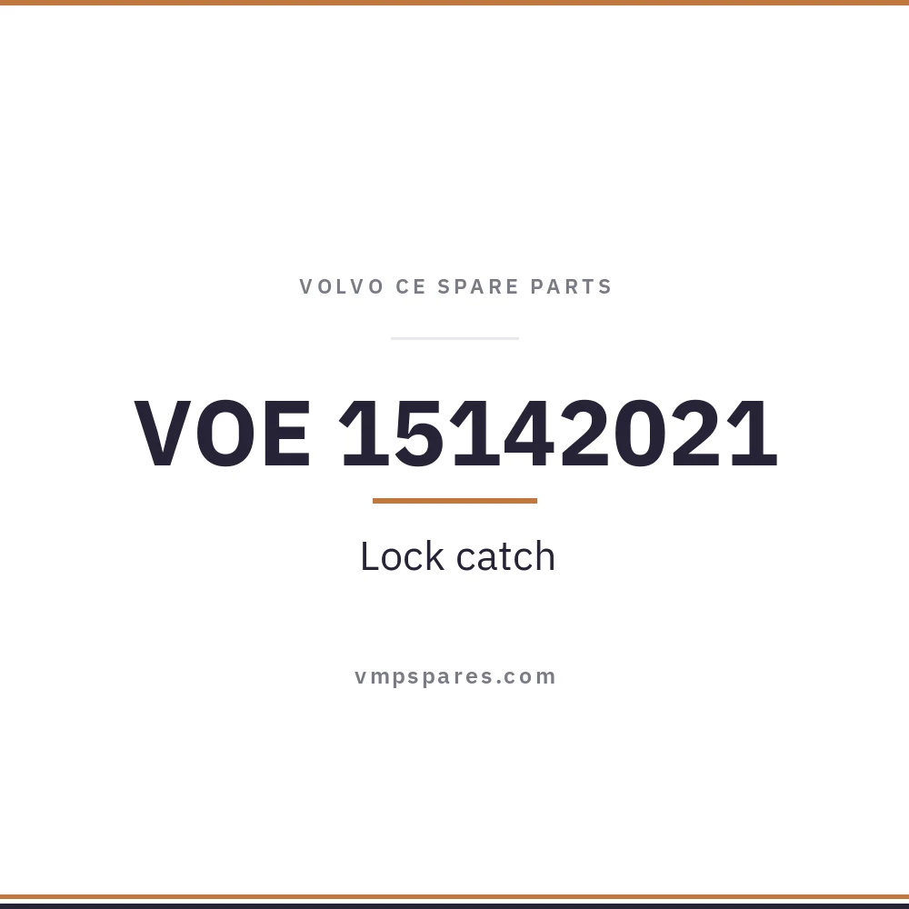 VOE 15142021 – Lock catch