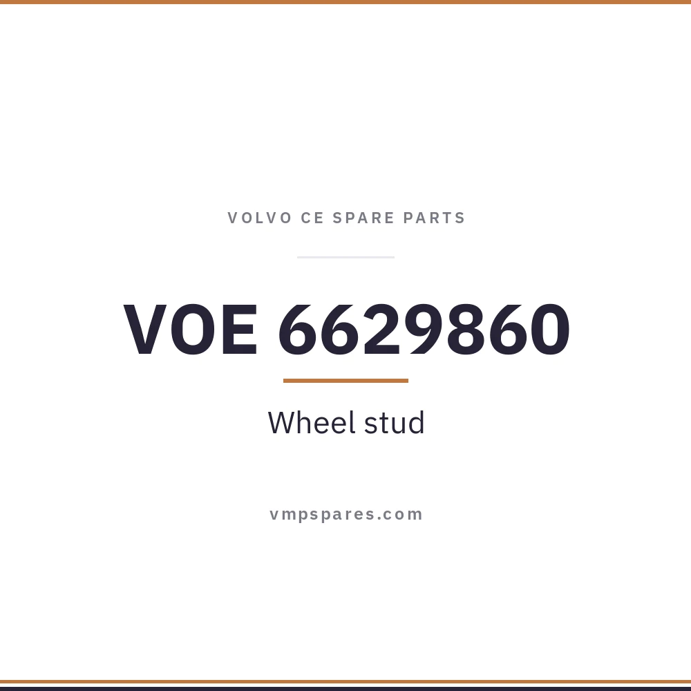 VOE 6629860 – Wheel stud
