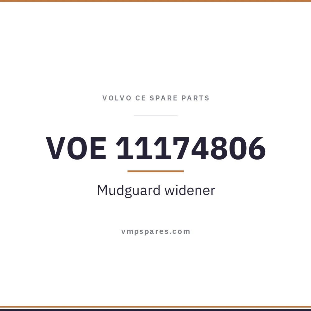 VOE 11174806 – Mudguard widener