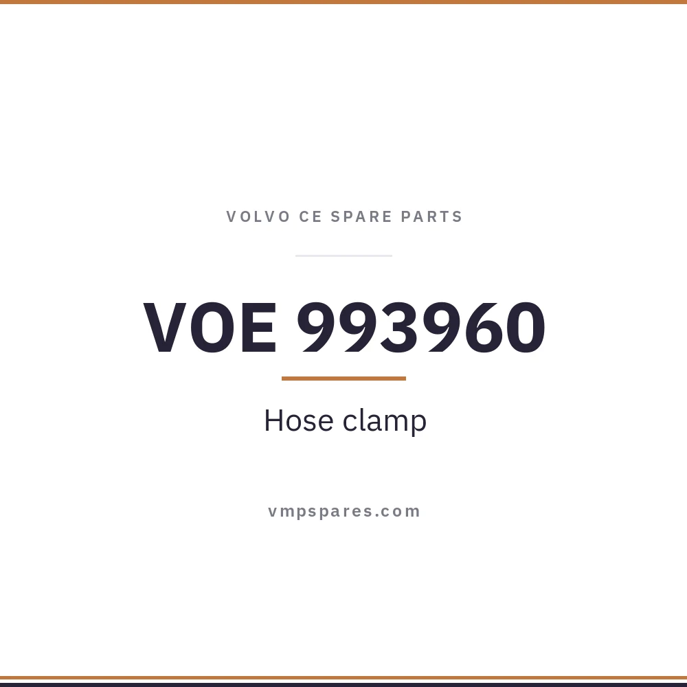 VOE 993960 – Hose clamp