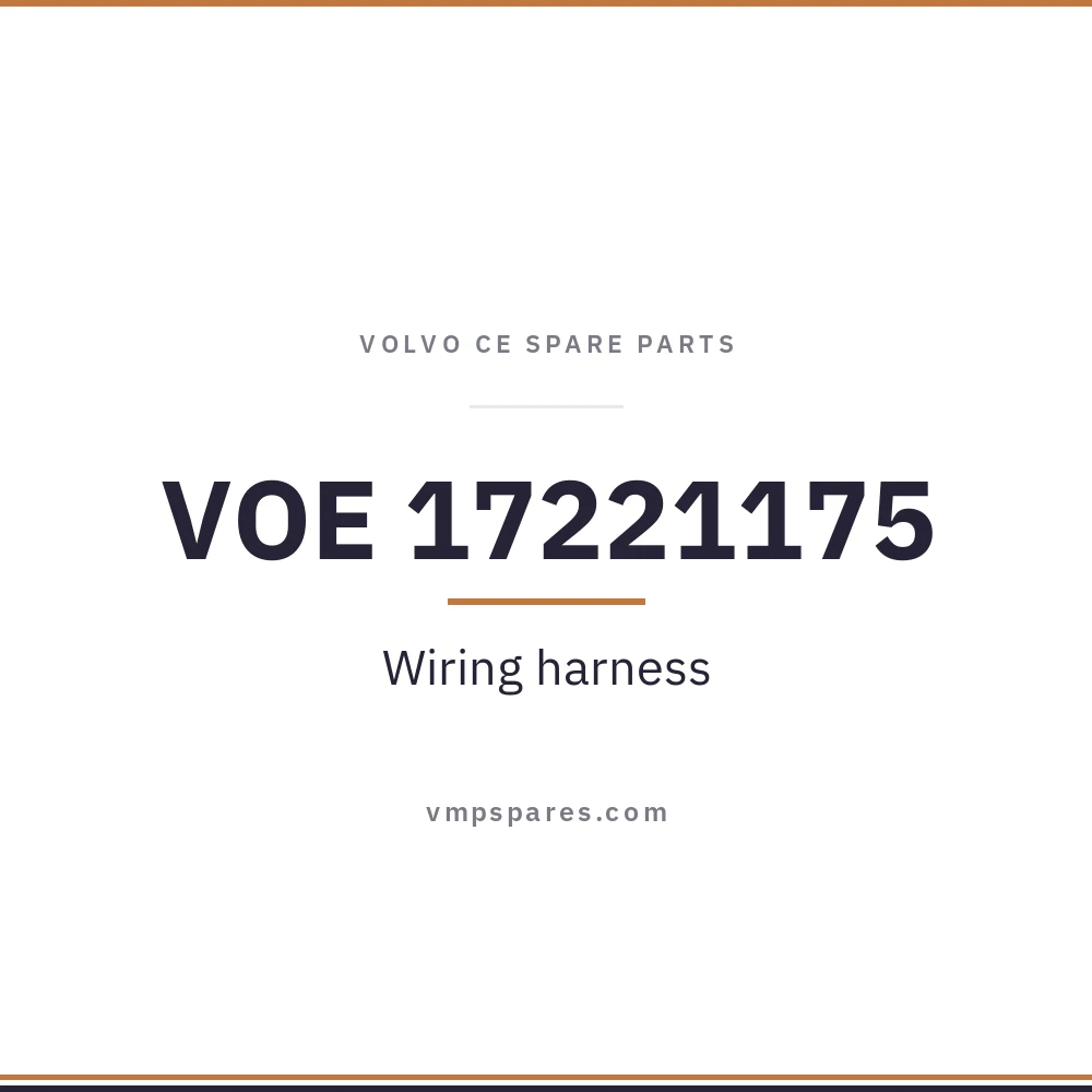 VOE 17221175 – Wiring harness