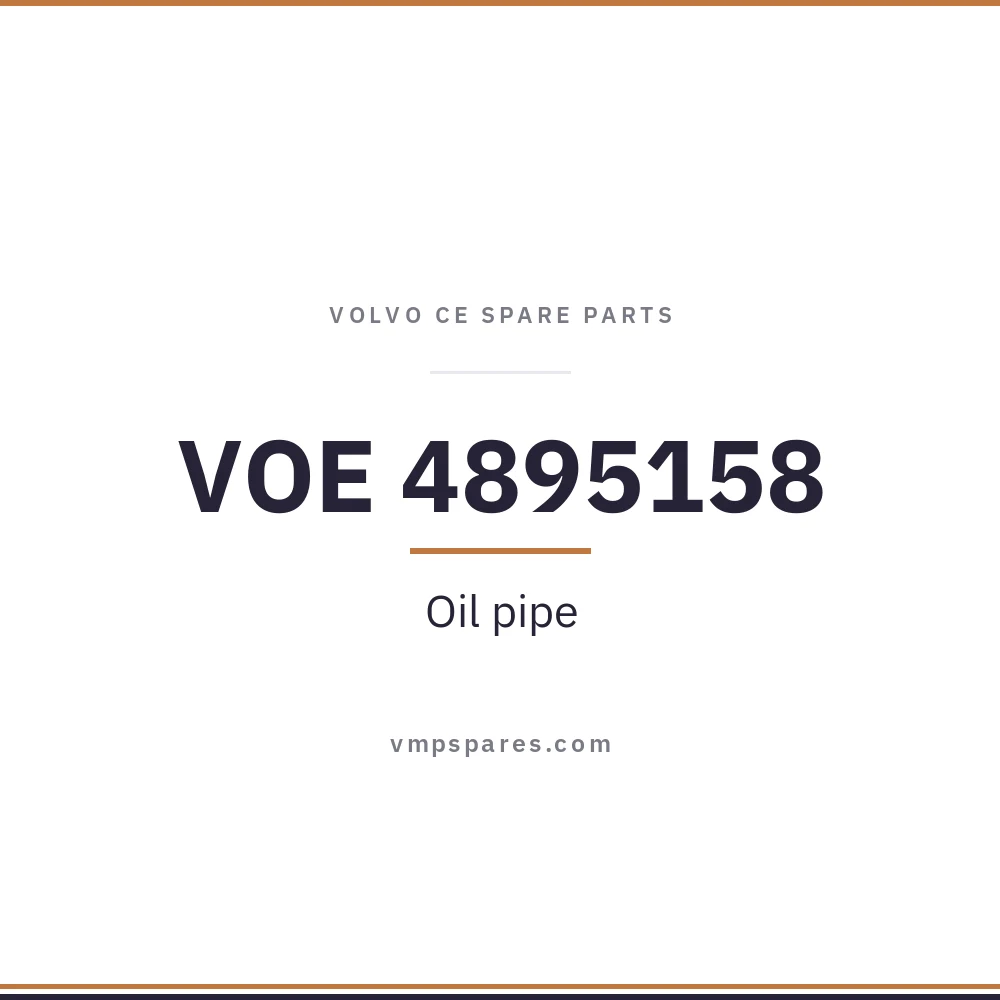 VOE 4895158 – Oil pipe