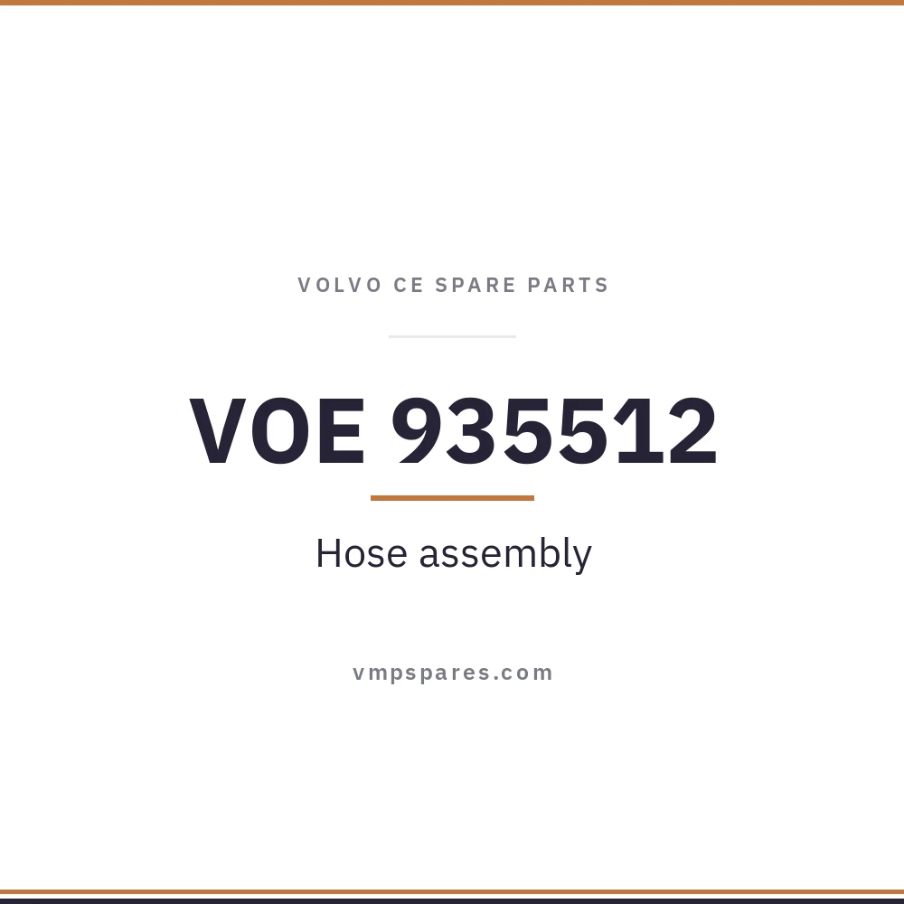 VOE 935512 – Hose assembly