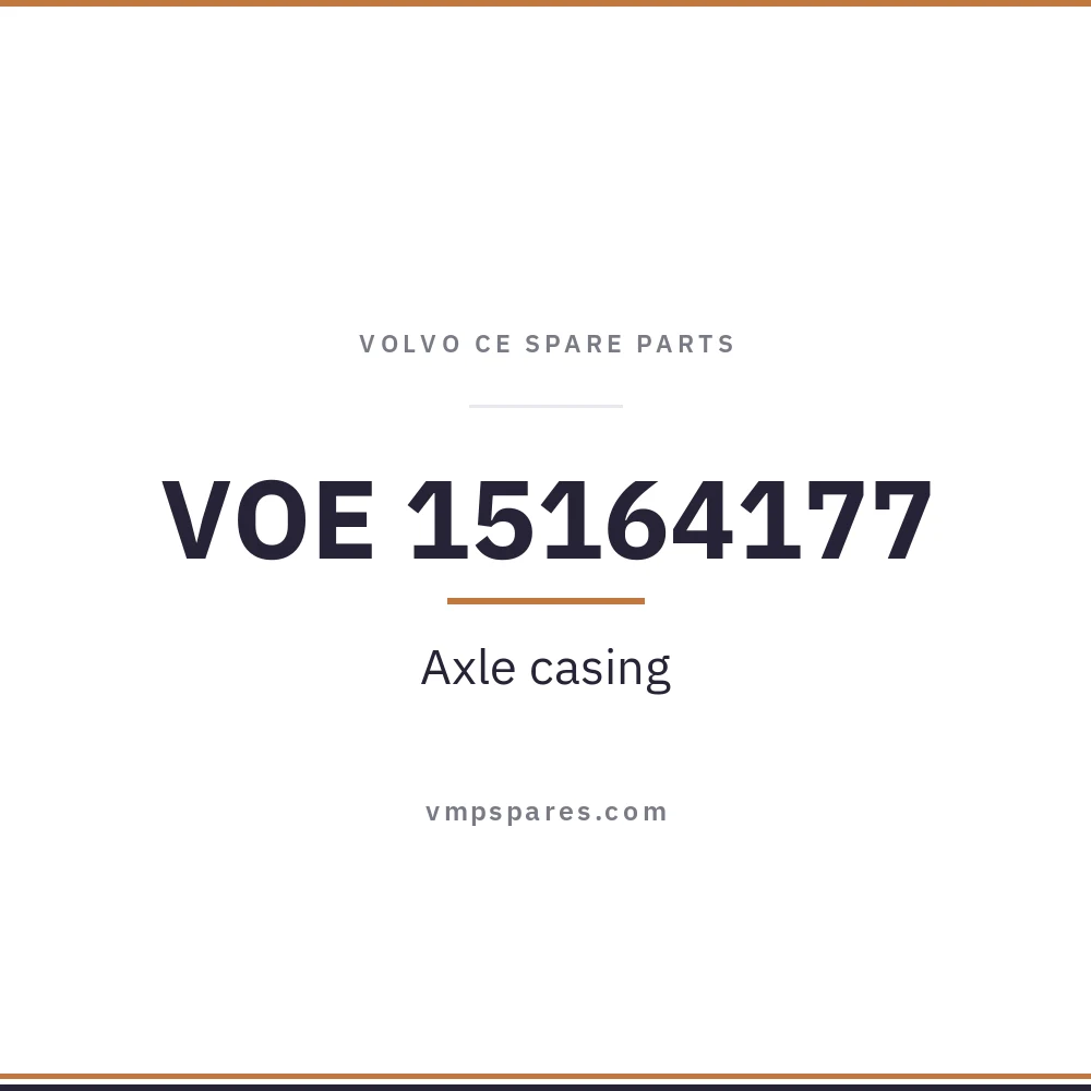 VOE 15164177 – Axle casing