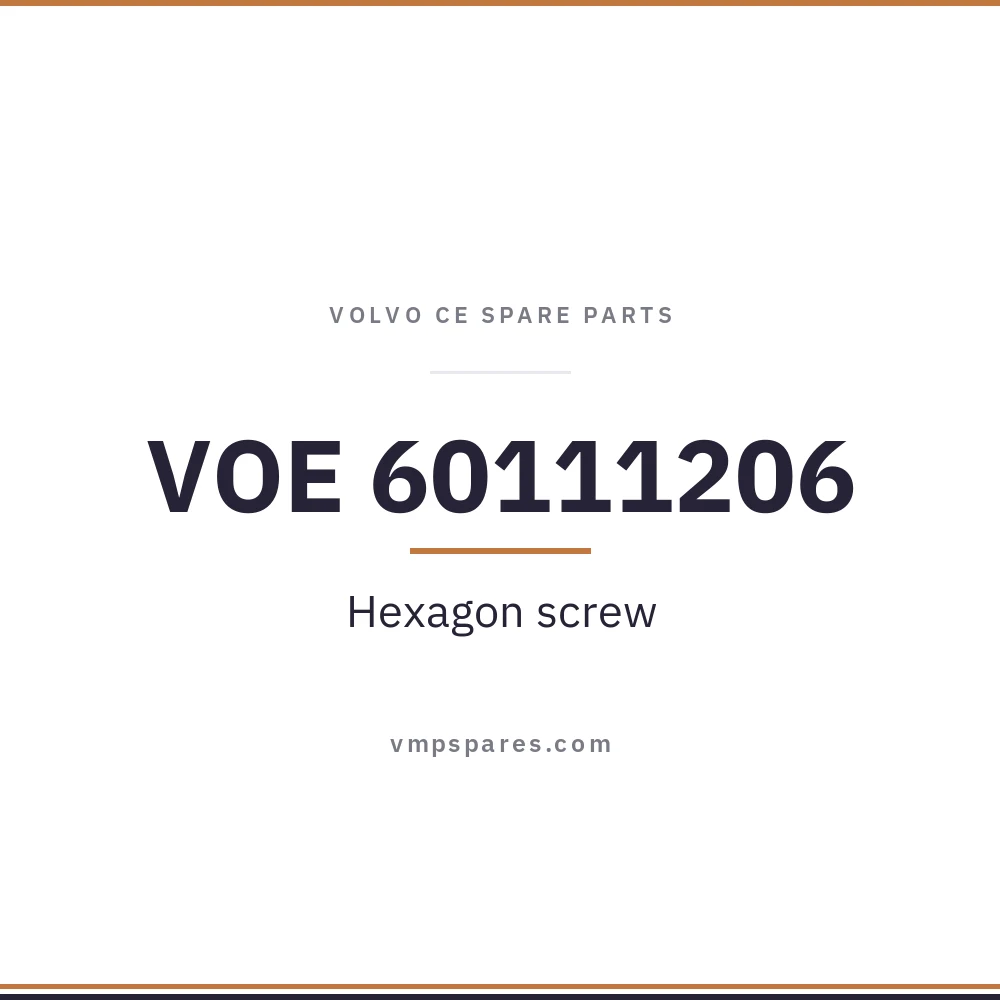 VOE 60111206 – Hexagon screw