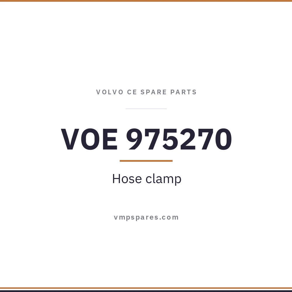 VOE 975270 – Hose clamp