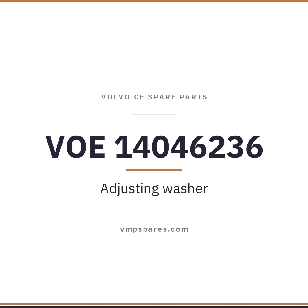 VOE 14046236 – Adjusting washer
