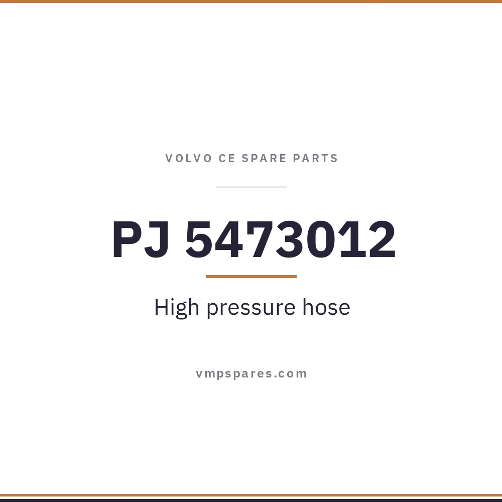 PJ 5473012 – High pressure hose