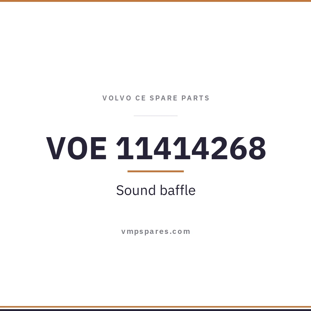 VOE 11414268 – Sound baffle