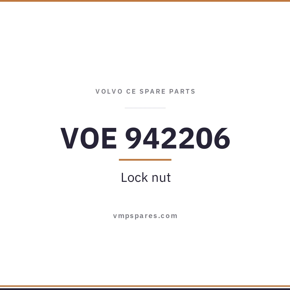 VOE 942206 – Lock nut